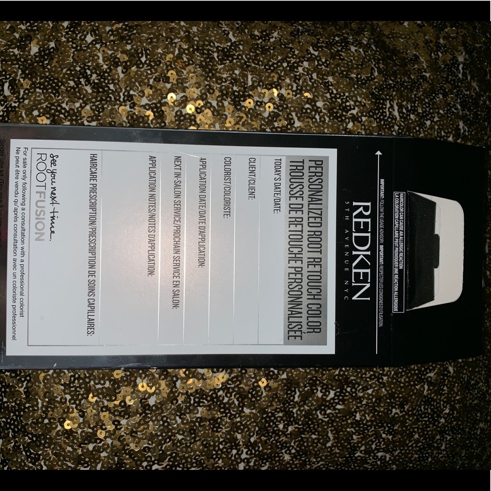 Redken level 5 root fusion touch up. Salon quality